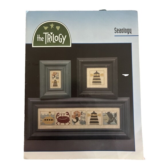 The Trilogy Cross Stitch - 2005 SEAOLOGY Lighthouse Beach Pattern HARD TO FIND - Picture 1 of 1